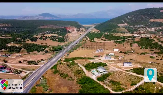 Didim Seyrantepe'de Satılık İmarlı Villa Arsası Göl Manzalı