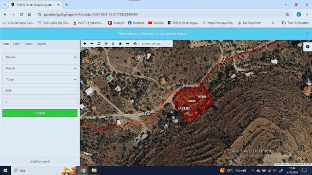 Mazaka Cıty'den Hacılar Kergah Cd Satılık 1205 M2 Villa Parsel 2