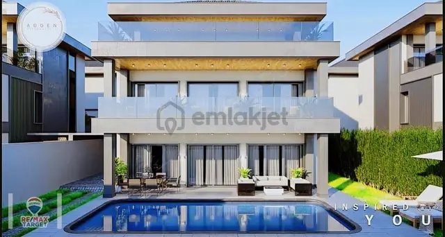 Ortaca Çaylı'da Özel Havuzlu, Sıte İçınde Yenı Lüks Vılla 1