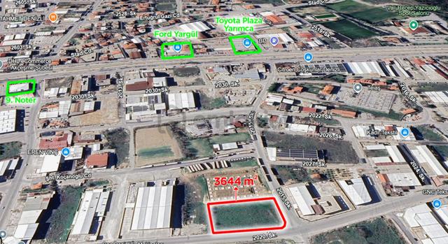Şemikler Akçeşme'de Satılık 3644 M² Köşe Parsel Arsa Fırsatı ... 2