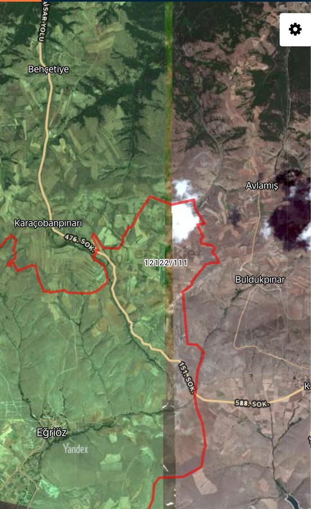 İki Emlaktan Eğriözde Yatırımlık 4182 Mt. Tarla 3
