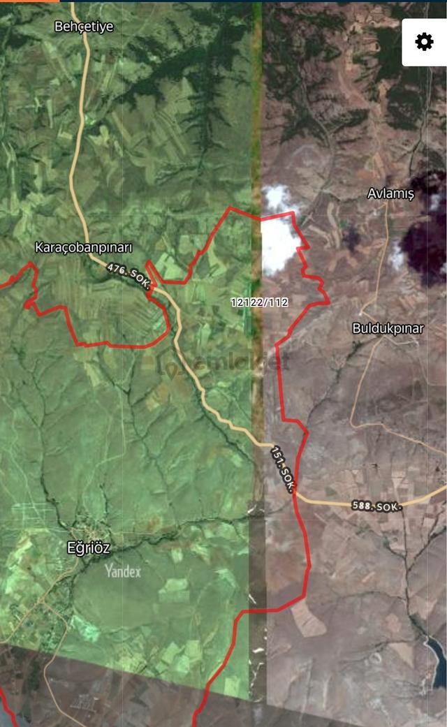 İki Emlaktan Eğriözde Yatırımlık 2126 Mt. Tarla 3
