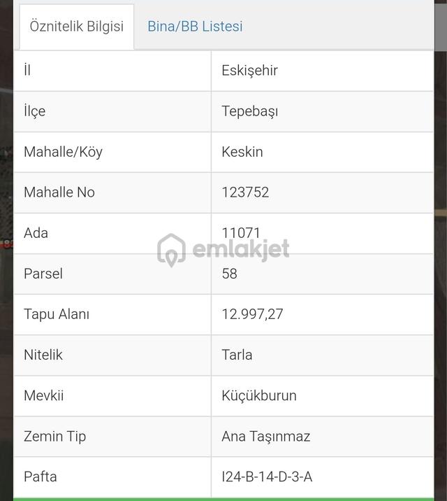 İki Emlaktan Keskinde Yatırımlık 12997 Mt. Tarla 1