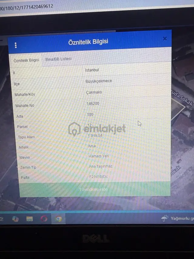 Büyükçekmece Çakmaklı'da 1.019 M² Villa İmarlı Arsa 4