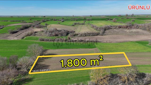 Kırklareli Ürünlü Köyü Toplulaştırmada Suya Yola Cephe Olucak 1.800m² Dere Boyu Tarla Satılık 3