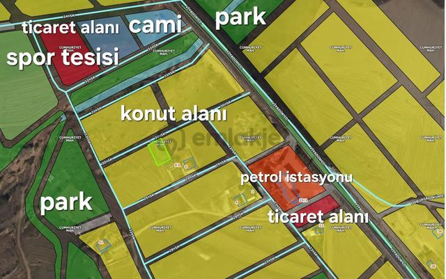 Felahiye Cumhuriyet/kale Mahallesi Baraj Manzaralı 570 M2 Tek Tapu Villa Parseli 3