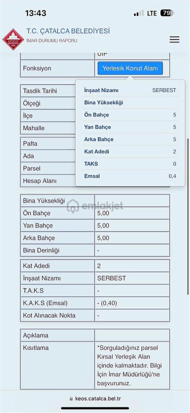 Dakik Emlaktan Kestanelik Mah 908m² Arsa İçinde 80m² Müstakil Ev 5