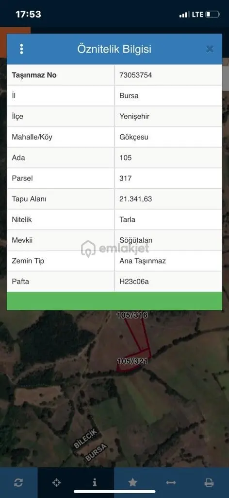 Ges Ve Çiftlik İçin İdeal Konum | 42.523 M² Güney Cepheli Arazi 5