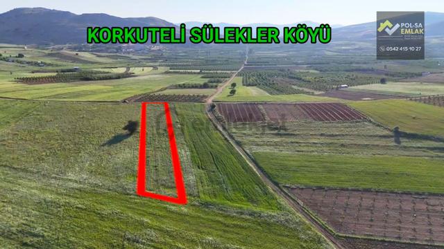 Korkuteli Sülekler De Satılık 2.277m2 Tarla Resmi Yolu Var 4