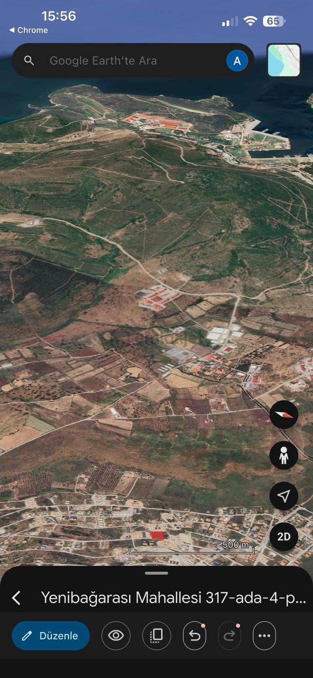 İzmir Foça 2 Villaya Uygun Deniz Manzaralı Arsa 2