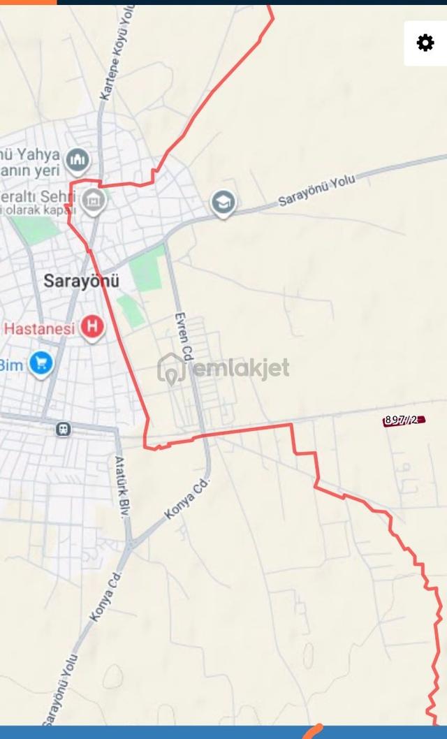 Metin Gönülalan'dan Sarayönün'de İmara Yakın Yatırımlık Tarla 4
