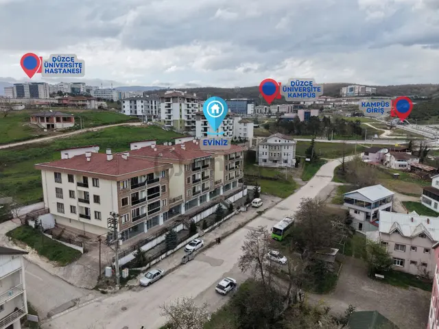 Elite Gd & Düzce Üniversite Girişinde Satılık İskanlı 1+1 3