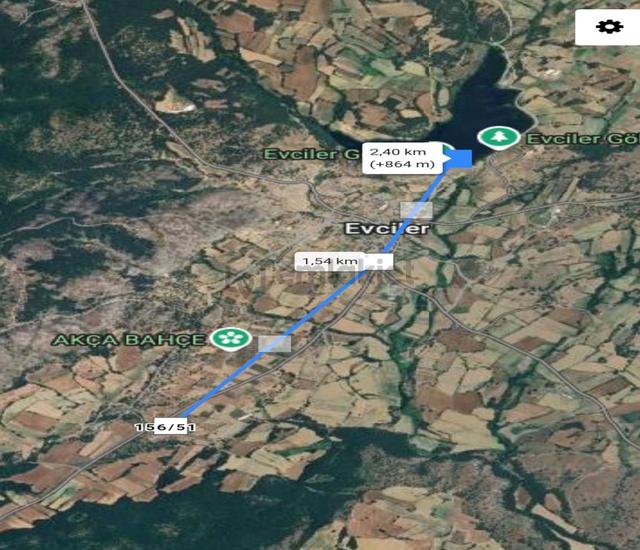 Grv Emlak'tan Kırklareli Pınarhisar Evcilerde Satılık 3.923,10 M2 Tarla 1