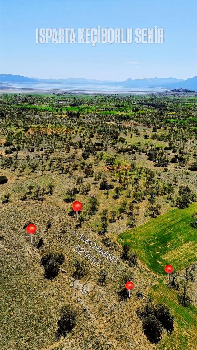 Isparta Senir'de 529m2 Tek Tapu Yatırım Fırsatı