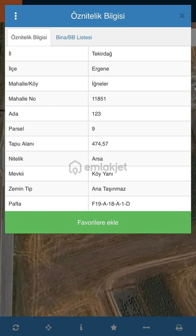 Ergene İğnelerde Konut İmarlı 474,57 M² Yatırımlık Satılık Arsa 2