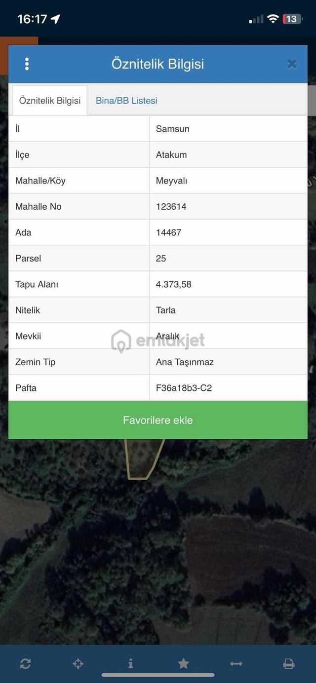 Kaçmazz Atakum Meyvalıda Prestijli Yatırım Fırsatı 5