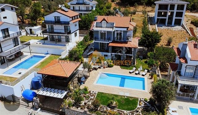 Fethiye Ovacık'ta Satılık 7+1 Özel Villa, Havuzlu Ve Eşyalı
