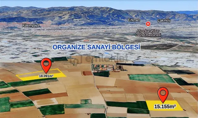 Afyon Osb Gelişim Sahası İçinde Büyük Metrajlı 2 Ayrı Parsel 4