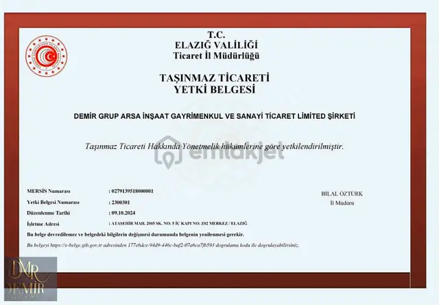 Baskil Kayabeyli'de 11.286 M² Yatırımlık Tarla 2