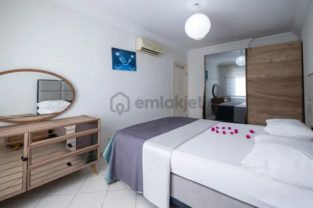 Alanya Konaklı 2+1 Tatil Apartı | Havuzlu | Denize Yürüme Mesafesi 5