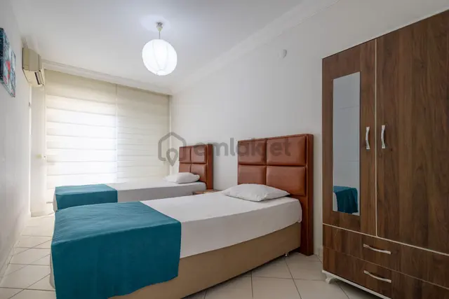 Alanya Konaklı 2+1 Tatil Apartı | Havuzlu | Denize Yürüme Mesafesi 4