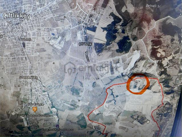 Yalova Çiflikköy Lalederede 754 M2 Hiseli Tarla Yolu Açılmış 5