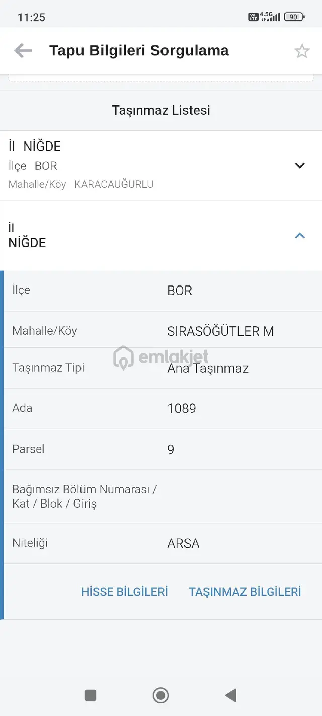 Sırasöğütler Mahallede Mükemmel Konumda Villa Yapımına Uygun Arsa 3