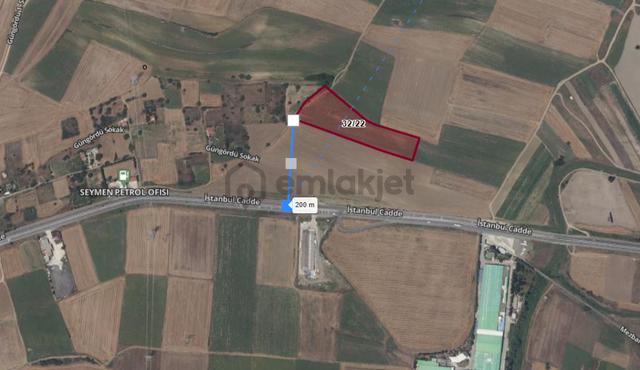 Çorlu Seymen Yokuşu – Ana Yola İmar Sınırına Komşu Yatırımlık Tarla 4