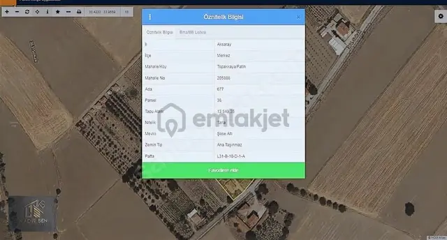 Kadir Şen Gayrimenkul'den Topakkaya Fatih Mah. Satılık Bahçe 5