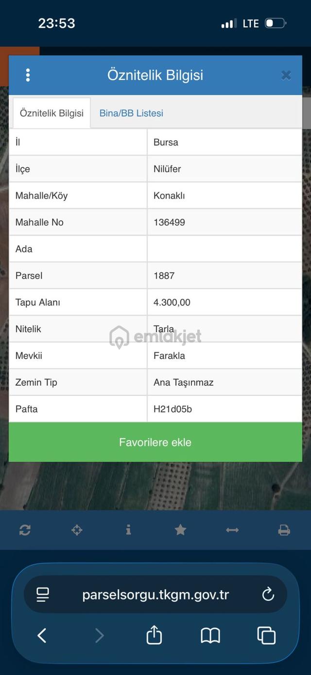 Sanayi Ve Otobana Ykn Uluabat Göl Manzaralı 4300m2 Satılık Tarla 2