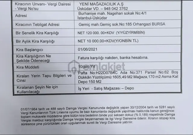 Bursa Yıldırım Piremir Mah.satılık İş Yeri Mağaza 2