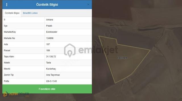 Eski Köseler'de 31.136 M² Yatırımlık Tarla 1