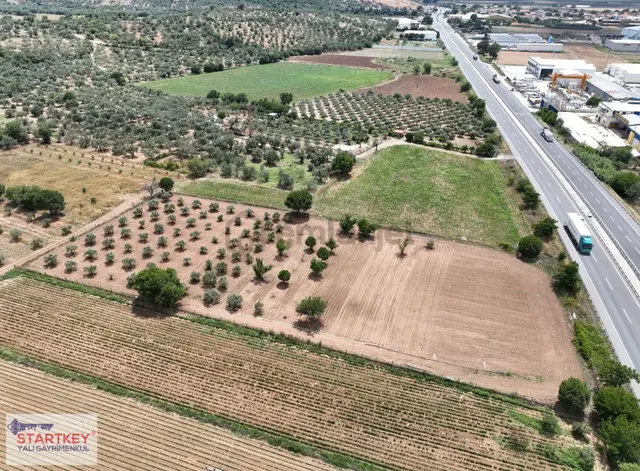 Bergama Çanakkale Yoluna Sıfır Satılık Tarla 2