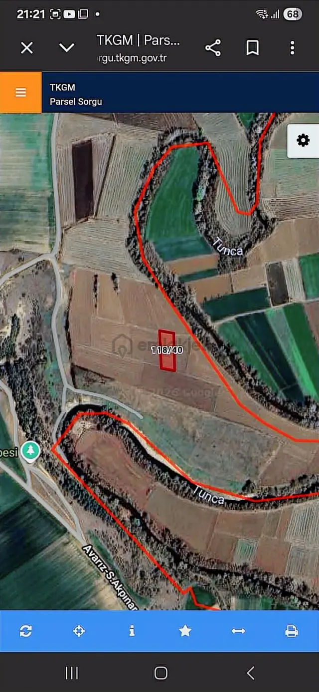 Edirne Merkeze Yakın Yatırımlık Arazi 1