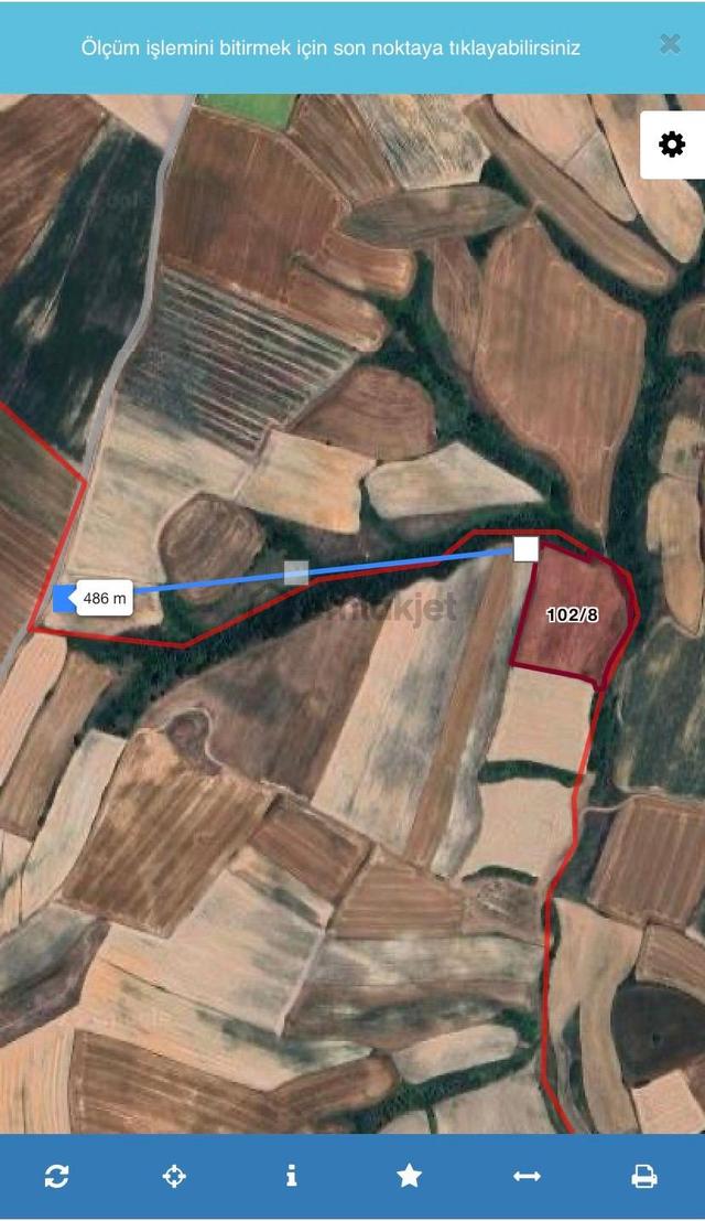 Akgün Kurumsal'dan Kapaklı Uzunhacı Köyünde Satılık 815 M2 Tarla 5