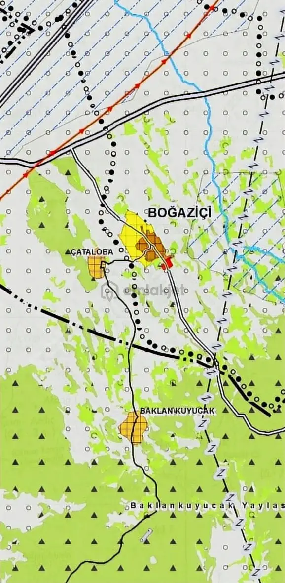 Baklan Çataloba'da Satılık Arsa 755 Metre Kare 120 Mt Ev Yapilir 5