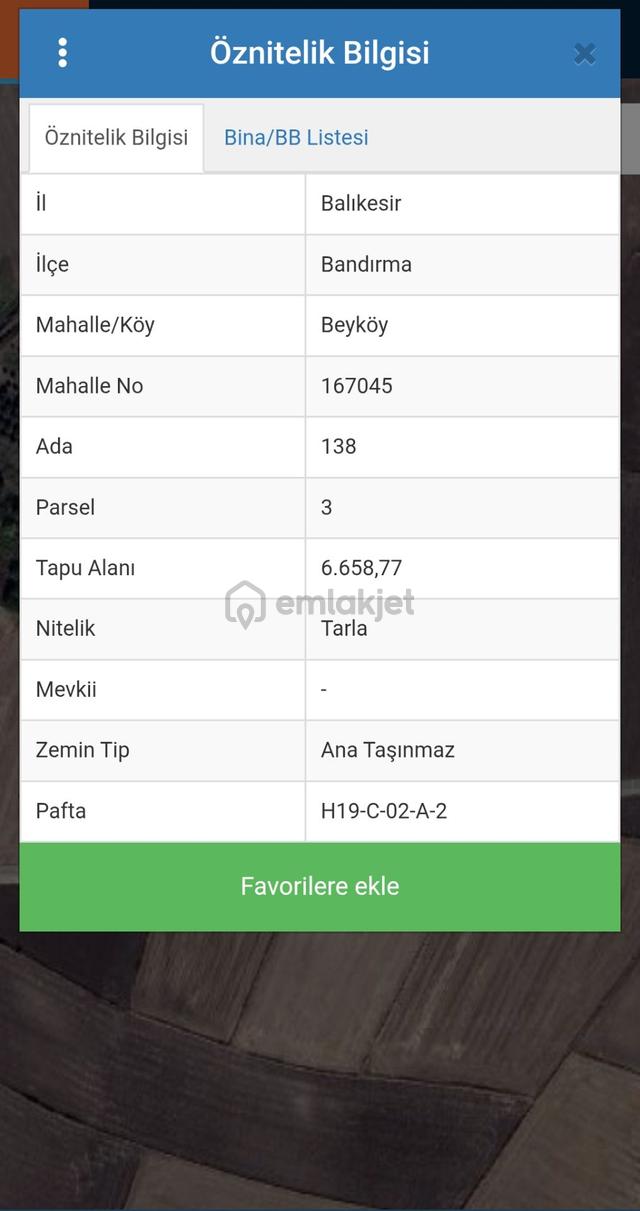 Cihan Emlak Tan Satılık Beyköy De Marmara Osb'ye 2 Km Mesafede Fırsat Tarla 4