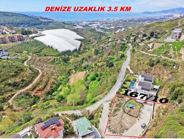 Alanya Kargıcak'da Satılık Arsa Villa Yapılabilir Proje Hazır 1