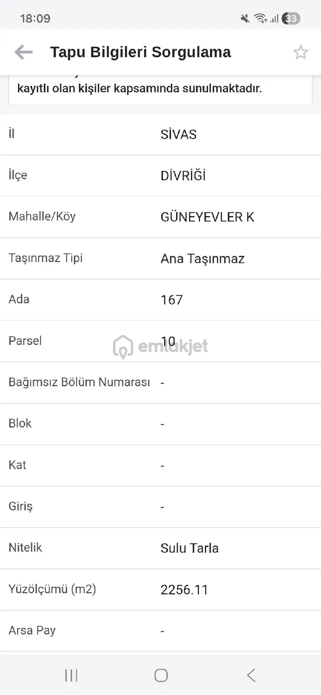 Sahibinden Satılık Arsa 2