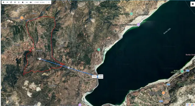 Kadastro Yola Cephe Köye Yakın Tarla Araç Takasına Uygun 1