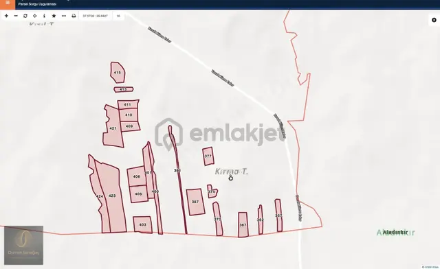 Burdur Yeşilova Kavakköyünde 411 Parsel 6300 M2 Satılık Tarla 2