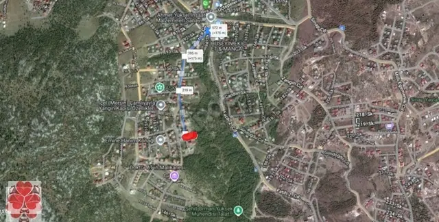 Emsalsiz ! 3 Cepheli 677 M2 İmarlı Süper Konumda Villa Arsası! 2
