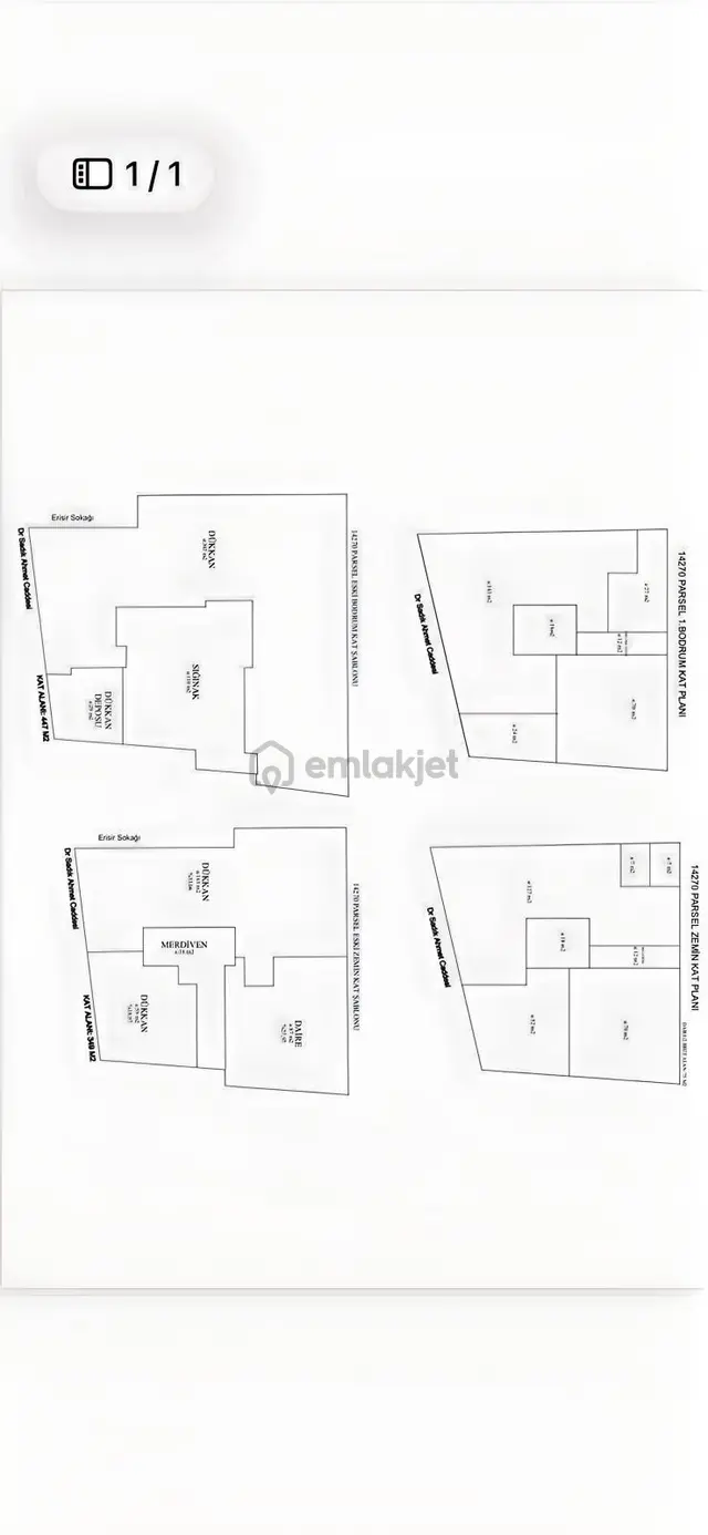 Avcılar Dr. Ahmet Sadık Caddesin De Giriş 56m2 Alt:26m2 1