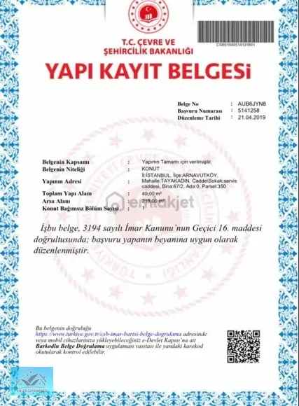 Arnavutköy Tayakadin'da 222 M² Yapı Kayıtlı Arsa - Araç Takaslı 2