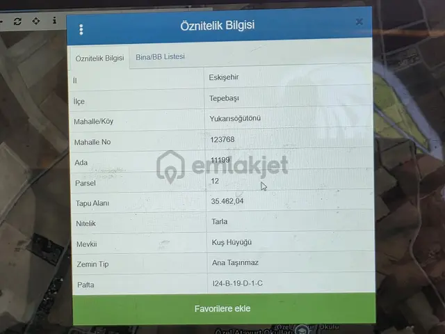 Şahintepesi'nden Yukarısöğütönün'de Satılık Tarla 3