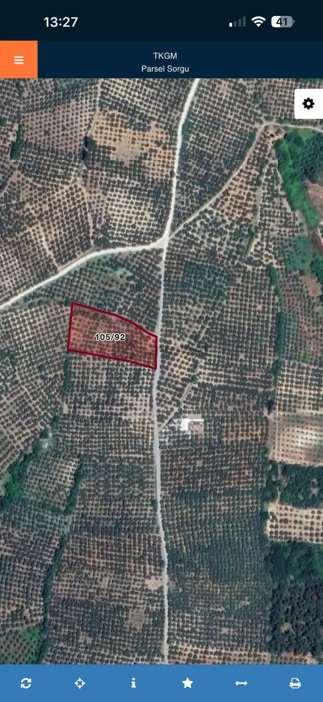 Bursa Mudanya Dereköyde Satılık 5,226 M2 Yola Cephe 2
