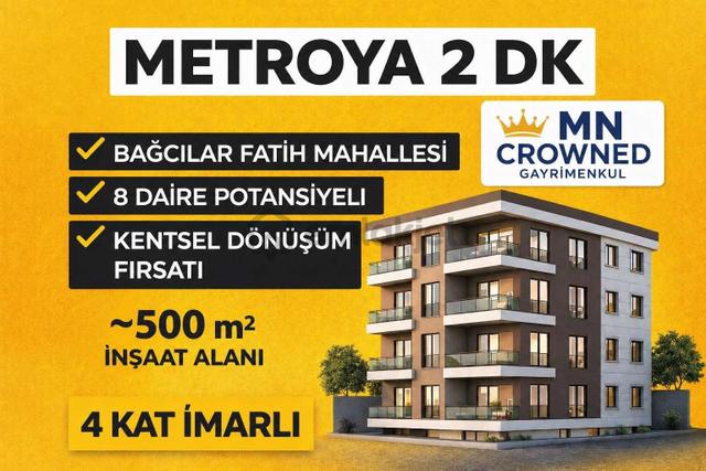 Bağcılar Fatih Mh 4 Kat İmarlı Kentsele Uygun Bina
