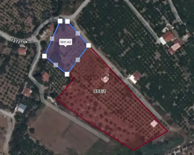 İzmir Gümüldürde Kupon Yatırımlık Deniz Manzaralı Arsa (3.040m2 Kadastral Yola Cepheli) 2