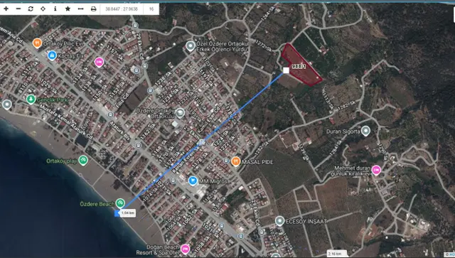 İzmir Gümüldürde Kupon Yatırımlık Deniz Manzaralı Arsa (3.040m2 Kadastral Yola Cepheli) İzmir Gümüldürde Kupon Yatırımlık Deniz Manzaralı Arsa (3.040m2 Kadastral Yola Cepheli)