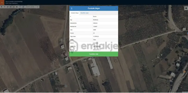 Mudanya Ülküköy'de Satılık Fırsat Tarla İmar Alanında 2